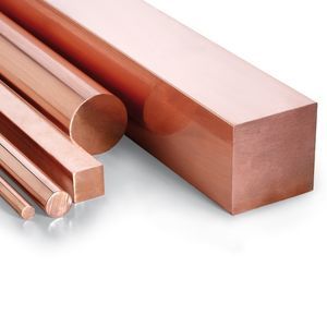 barra chata de cobre