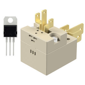 soquete de teste para transistor de potência