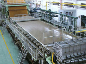 máquina de papel Fourdrinier