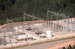subestação para distribuição elétrica