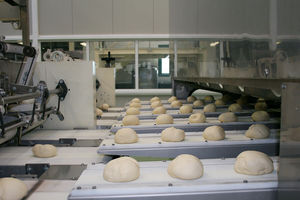 linha de produção de pão de forma
