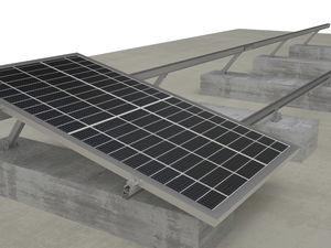 estrutura de fixação fotovoltaica para terraço de cobertura