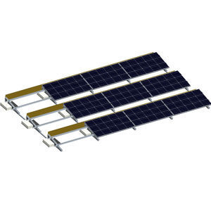 estrutura de fixação fotovoltaica para terraço de cobertura