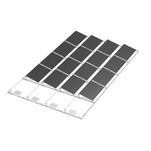 estrutura de fixação fotovoltaica para terraço de cobertura