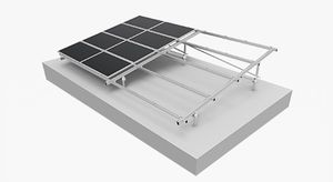 estrutura de fixação fotovoltaica no solo