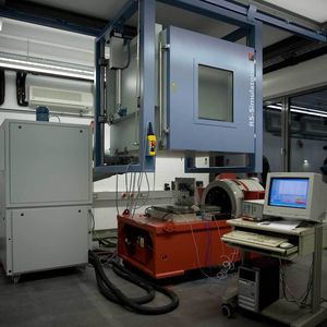 sistema de teste de vibrações mecânicas