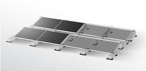 estrutura de fixação fotovoltaica para terraço de cobertura
