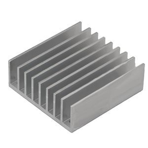 dissipador de calor em alumínio anodizado