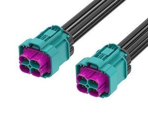 cabo montado coaxial