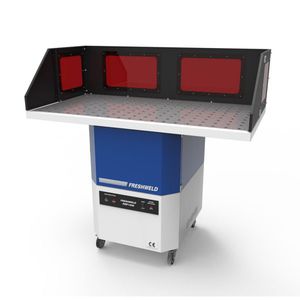 mesa de aspiração para soldagem