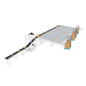máquina de separação com empurrador