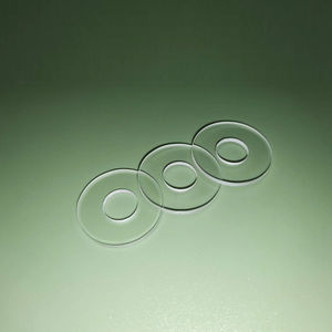 janela de transmissão óptica plana circular 1