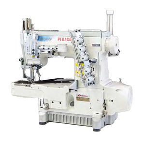 máquina de costura com braço cilíndrico