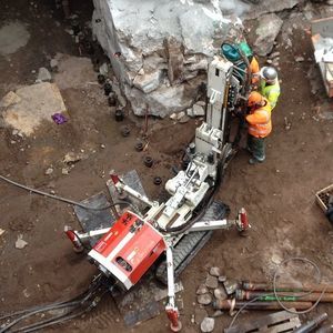 perfuratriz para ancoragem de tirantes