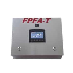 sistema de controle com detector de vazamento