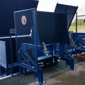 elevador tombador de lixeira hidráulico