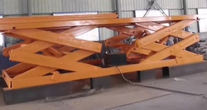 mesa elevatória tipo tesoura