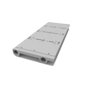placa fria com refrigeração líquida
