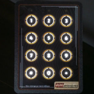 teclado numérico 12 teclas