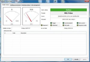 software para operações de soldagem