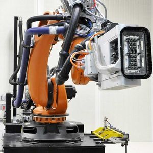 célula robotizada para furação