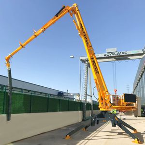 mastro de distribuição de concreto tipo aranha