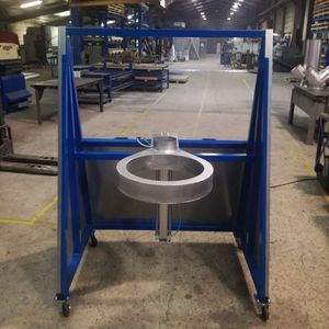 anel de Pouyès em chapa galvanizada