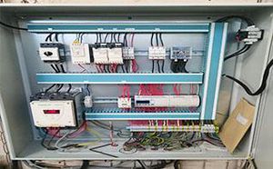 painel elétrico de controle