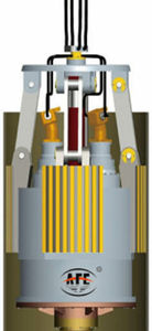 motor hidráulico com martelo de fundo de furo