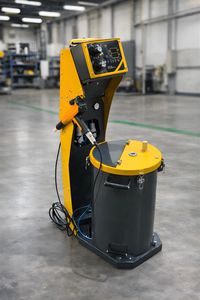 máquina de revestimento em pó com pistola eletrostática 1
