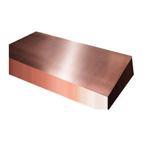 placa de cobre plana