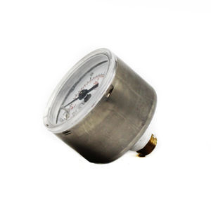 manômetro com mostrador analógico