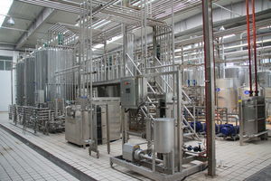 linha de produção de açúcar
