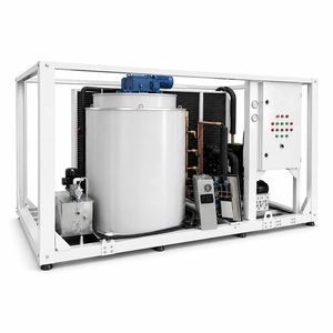 máquina de produção de gelo em flocos