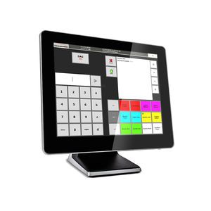 painel de comando de alarme com touch screen