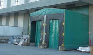 abrigo de doca retrátil