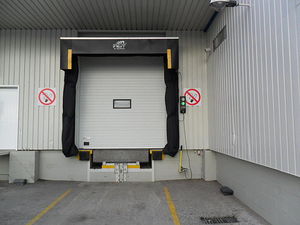 abrigo de doca inflável