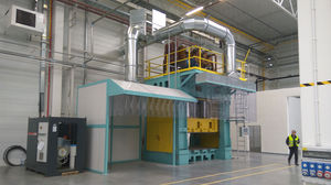 prensa de compressão
