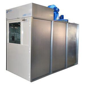 cabine de pintura fechada