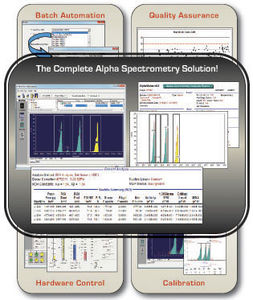 software para espectrometria alfa