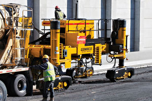 pavimentadora de fôrmas deslizantes