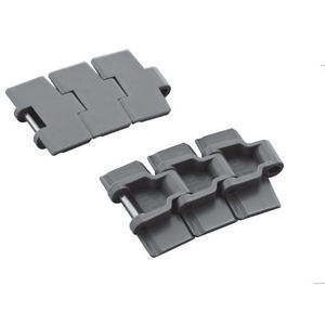 corrente transportadora em material plástico