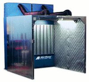 cabine de despoeiramento