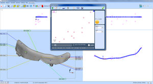 software de controle de peças para comparação com modelo CAD