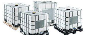 contêiner IBC em material plástico