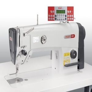 máquina de costura de ponto fixo