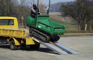 rampa niveladora para transporte de cargas pesadas