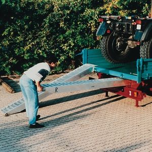 rampa niveladora para transporte de cargas pesadas