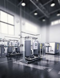 secador de ar comprimido por adsorção com recuperação do calor de compressão