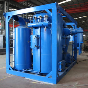 sistema de recuperação para materiais abrasivos
